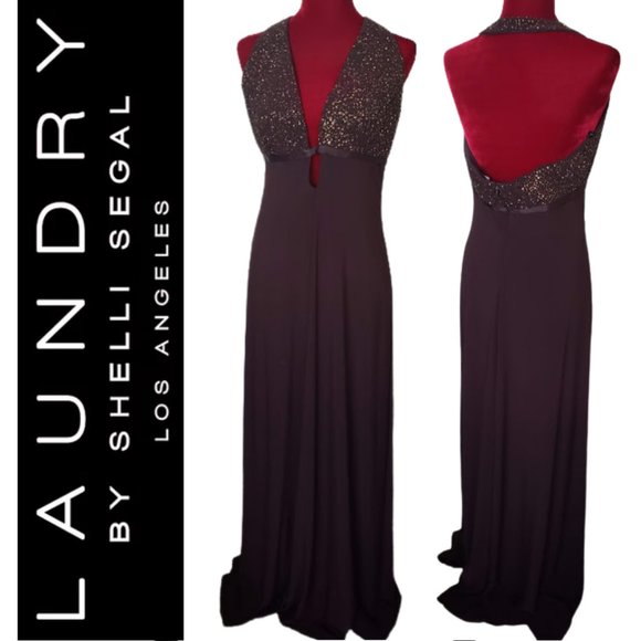 Laundry By Shelli Segal Dresses & Skirts - Laundry by Shelli Segal Maxi Dress Gown Beaded